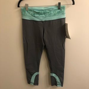 Lululemon Run Inspire Crop Leggings, Gray